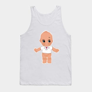 I heart my cat kewpie baby Tank Top